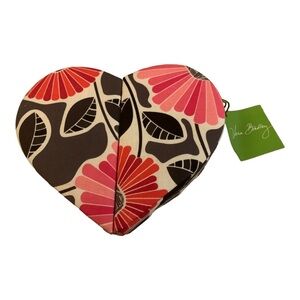 NWT Vera Bradley Heart Shaped Box